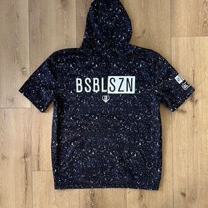 BSBLSZN Men's Black Galaxy Hoodie